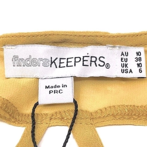 🌺 Finders Keepers Lady Stardust Cutout Sleeveless Blouse Size 6 NWT - Picture 6 of 11